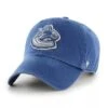 '47 BRAND Vancouver Canucks - 47 Brand NHL Clean Up Chasm Adjustable Hat -Hockey Gear Shop 47 brand hats vancouver canucks 47 brand nhl clean up chasm adjustable hat osfm blue 30392403361858