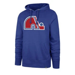 '47 BRAND Quebec Nordiques 47 Brand Imprint Headline Pullover Mens Hoodie