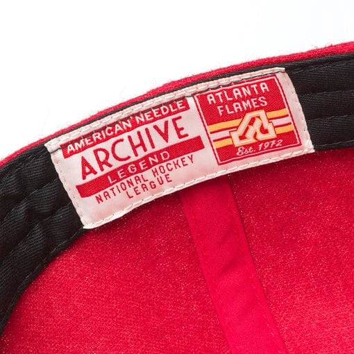Atlanta Flames - American Needle NHL Vintage Archived Legend Adjustable Hat 4 Atlanta Flames - American Needle NHL Vintage Archived Legend Adjustable Hat - Image 2