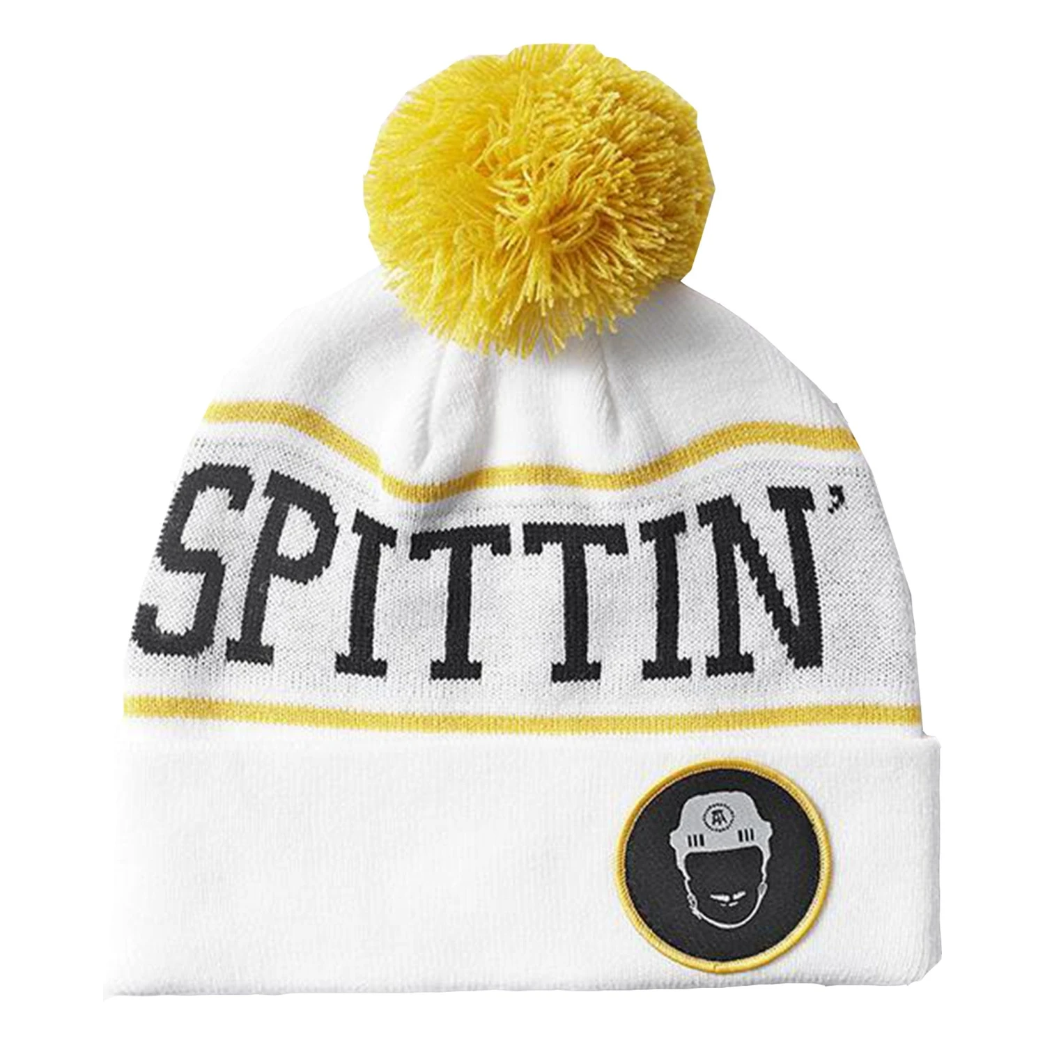 Spittin' Chiclets Pom Script Toque 3 Spittin' Chiclets Pom Script Toque