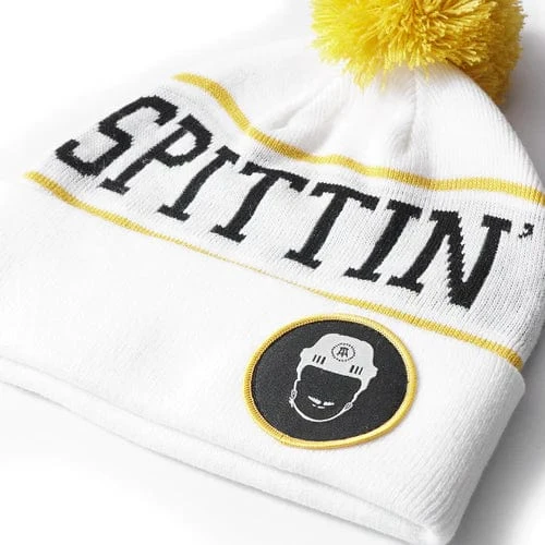 Spittin' Chiclets Pom Script Toque 5 Spittin' Chiclets Pom Script Toque - Image 3