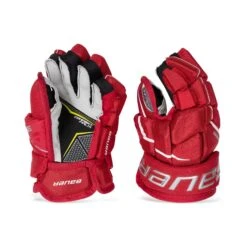 Bauer Supreme 3S Pro Junior Hockey Gloves -Hockey Gear Shop bauer gloves bauer supreme 3s pro junior hockey gloves red 11 28743839252546