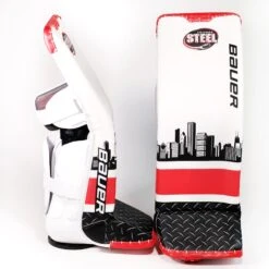 Bauer Supreme Pro Custom Senior Goalie Leg Pads - Ian Shane -Hockey Gear Shop bauer leg pads bauer supreme pro custom senior goalie leg pads ian shane steel l 30055529513026