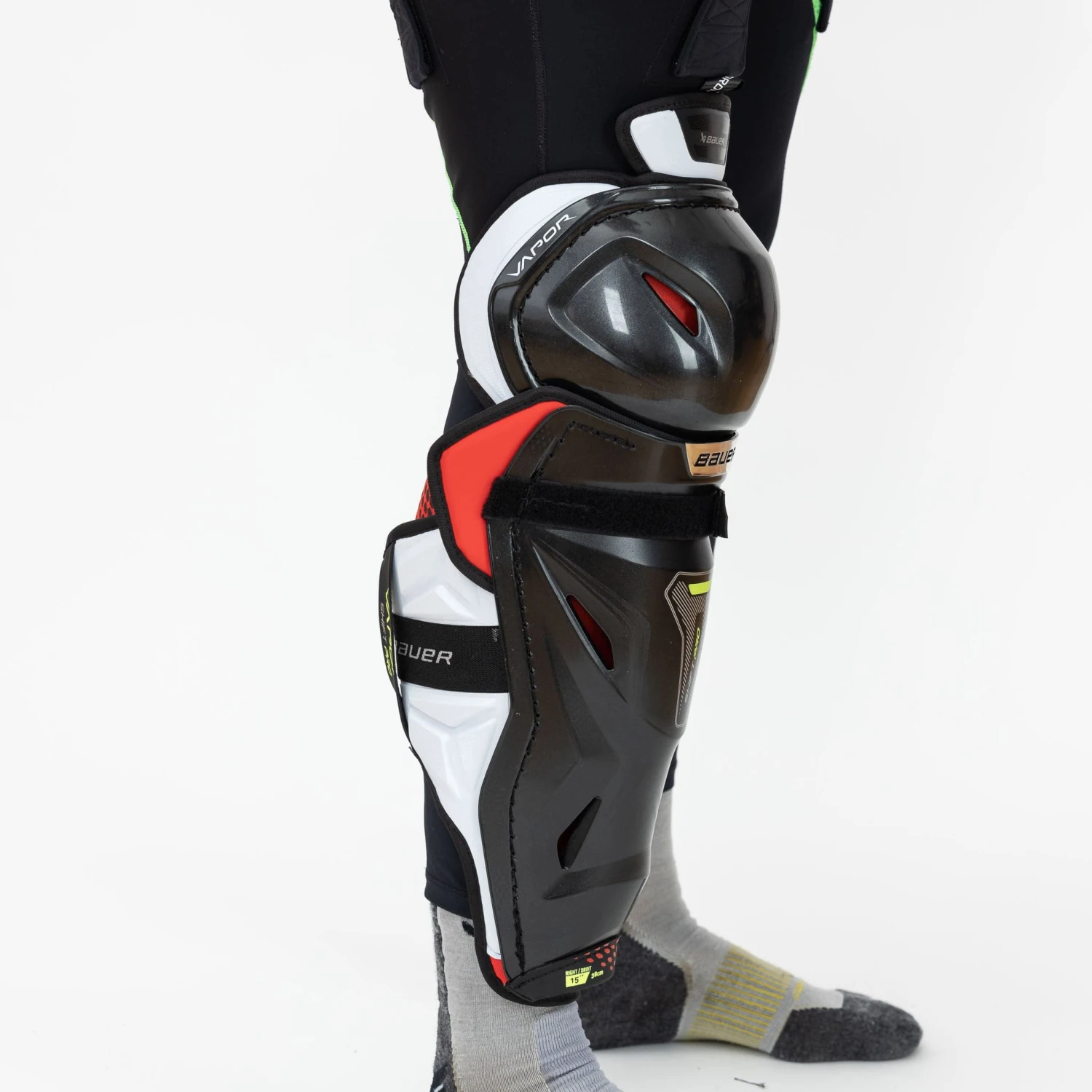 Bauer Vapor Shift Pro Junior Hockey Shin Guards 7 Bauer Vapor Shift Pro Junior Hockey Shin Guards - Image 5