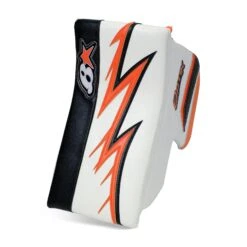 Brian's OPTik 3 Senior Goalie Blocker - Slash Graphic -Hockey Gear Shop brian s blockers brian s g netik v senior goalie blocker slash graphic black orange regular 30642583896130