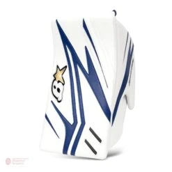 Brian's OPTiK X2 Intermediate Goalie Blocker -Hockey Gear Shop brian s blockers brian s optik x2 intermediate goalie blocker white blue full right 28741221187650