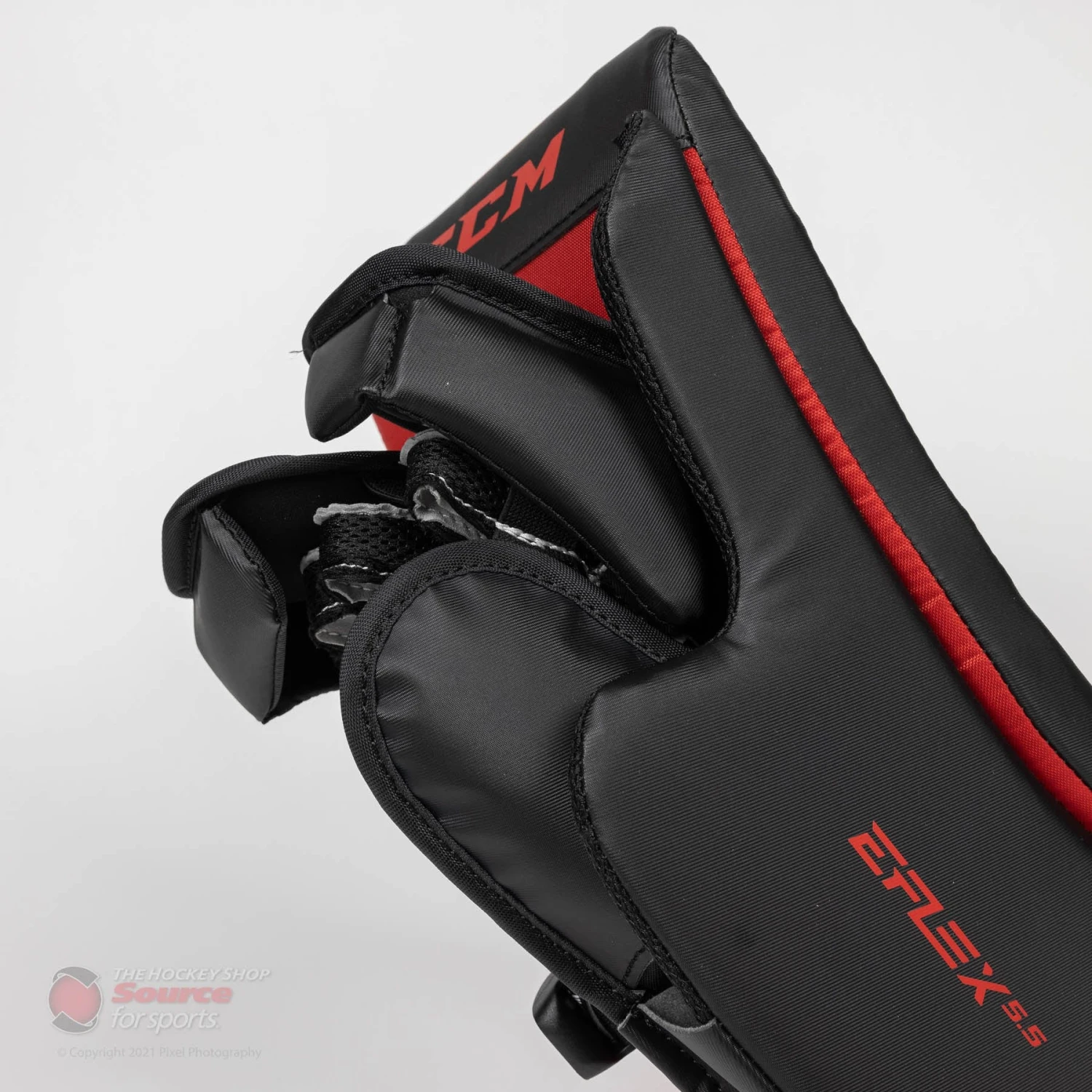 CCM Extreme Flex E5.5 Junior Goalie Blocker - Source Exclusive 7 CCM Extreme Flex E5.5 Junior Goalie Blocker - Source Exclusive - Image 5