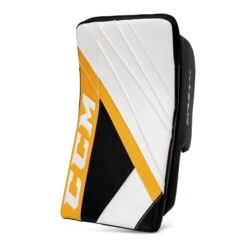CCM Extreme Flex E5.5 Senior Goalie Blocker - Source Exclusive -Hockey Gear Shop ccm blockers ccm extreme flex e5 5 senior goalie blocker source exclusive boston bruins regular 28741228724290