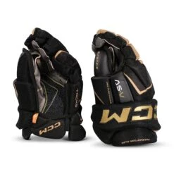 CCM Tacks AS-V Senior Hockey Gloves -Hockey Gear Shop ccm gloves ccm tacks as v senior hockey gloves black gold 13 30184718663746