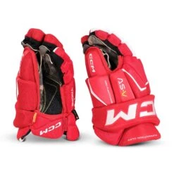 CCM Tacks AS-V Senior Hockey Gloves -Hockey Gear Shop ccm gloves ccm tacks as v senior hockey gloves red white 13 30184718794818