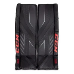 CCM Axis Senior Goalie Leg Pads -Hockey Gear Shop ccm leg pads ccm axis senior goalie leg pads black black red 35 1 5 28744295252034