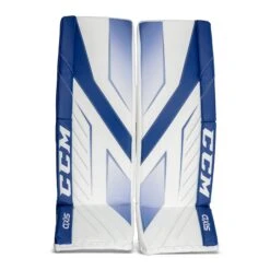 CCM Axis Senior Goalie Leg Pads -Hockey Gear Shop ccm leg pads ccm axis senior goalie leg pads white blue 34 2 28744295415874