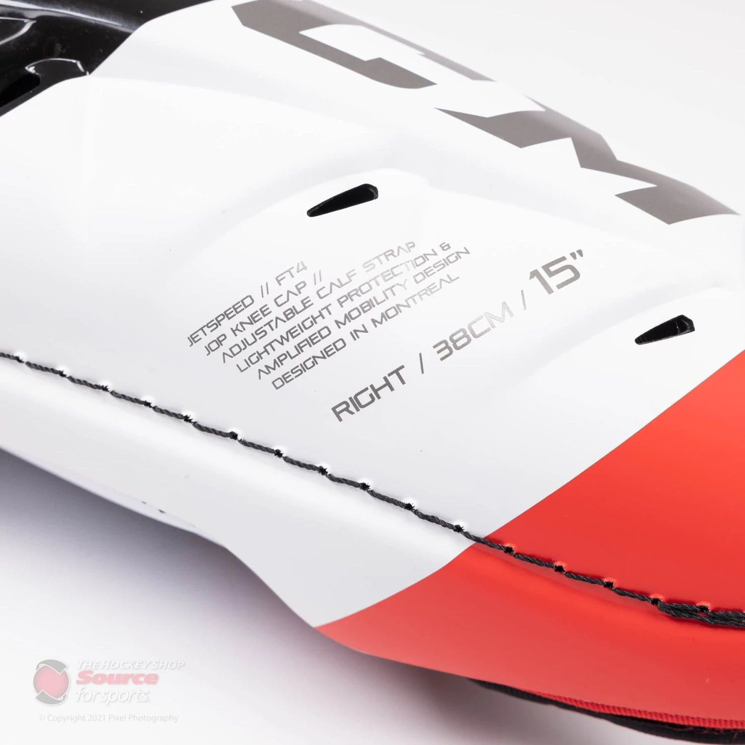 CCM Jetspeed FT4 Senior Hockey Shin Guards 4 CCM Jetspeed FT4 Senior Hockey Shin Guards - Image 2