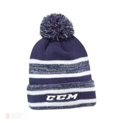 CCM Fleece Pom Knit Toque -Hockey Gear Shop ccm toques ccm fleece pom knit toque navy osfa 28744391000130