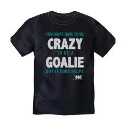 DSC Hockey Crazy Goalie Mens Shirt