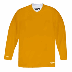 GameWear GW7500 ProLite Series Reversible Junior Hockey Practice Jersey - Yellow / White