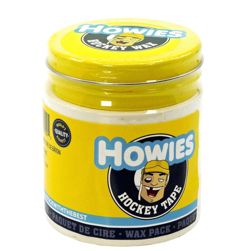 Howies Hockey Tape & Wax Mix Pack - 1 Wax, 3 White Stick Tape 3 Howies Hockey Tape & Wax Mix Pack - 1 Wax, 3 White Stick Tape