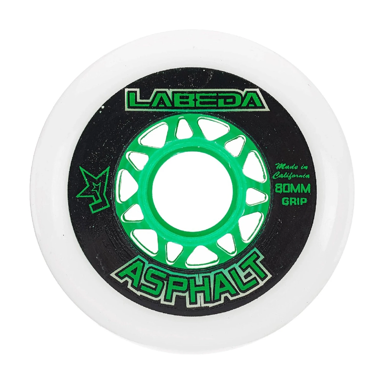 Labeda Gripper Asphalt Roller Hockey Wheels - White (83A) 3 Labeda Gripper Asphalt Roller Hockey Wheels - White (83A)