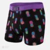 Saxx Vibe Boxers - Black Solar Pineapples -Hockey Gear Shop saxx underwear saxx vibe boxers black solar pineapples s 14954223763522