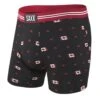Saxx Vibe Boxers - Black True North -Hockey Gear Shop saxx underwear saxx vibe boxers black true north l 29811070074946