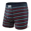 Saxx Vibe Boxers - Dark Ink Coast Stripe -Hockey Gear Shop saxx underwear saxx vibe boxers dark ink coast stripe xl 29811069419586