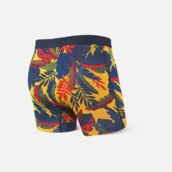Saxx Vibe Boxers - Jungle Yellow -Hockey Gear Shop saxx underwear saxx vibe boxers jungle yellow 14123983863874