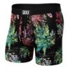 Saxx Vibe Boxers - Midnight Tropics -Hockey Gear Shop saxx underwear saxx vibe boxers midnight tropics s 29805103480898
