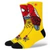 Stance Spidey SZN Socks -Hockey Gear Shop stance apparel socks lifestyle stance spidey szn socks yellow m 30331622129730