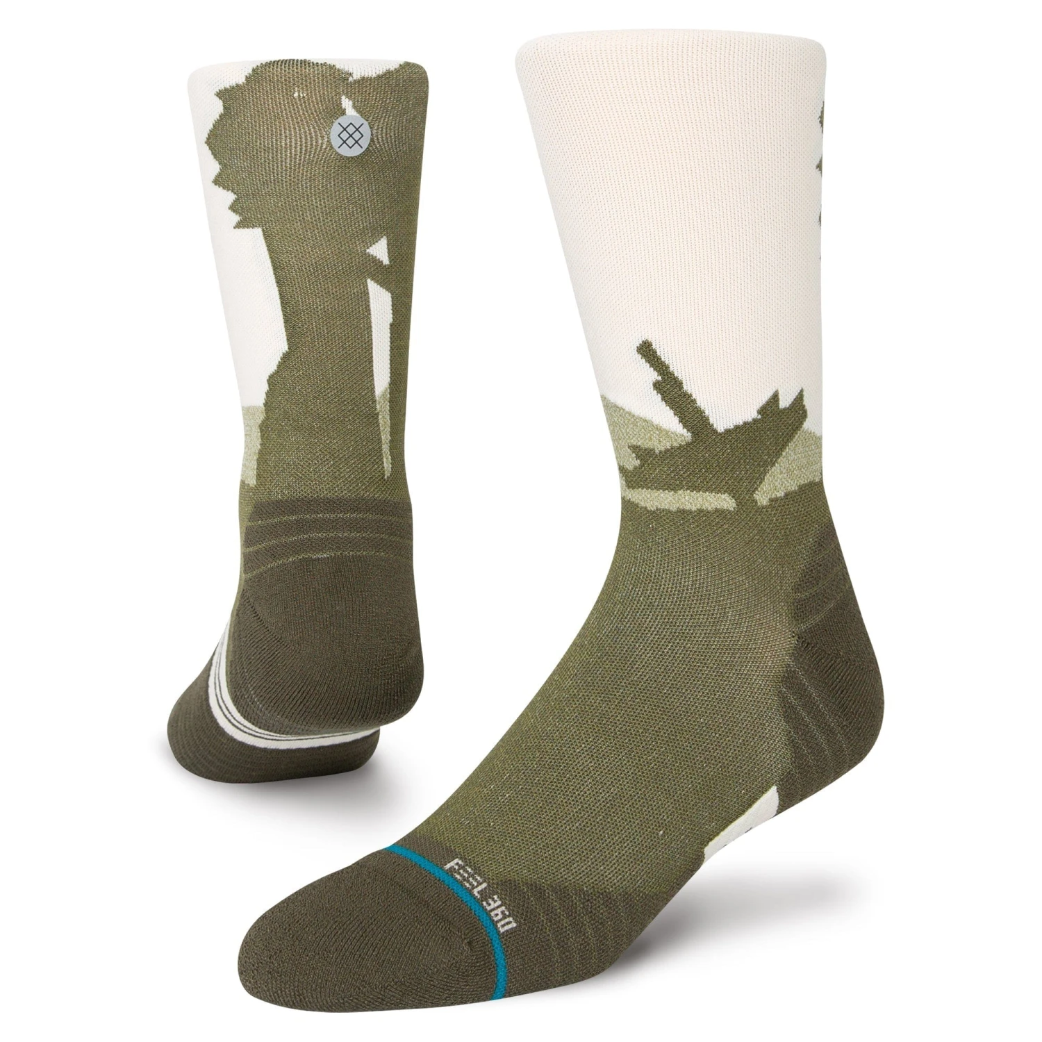 Stance Run Moon Socks 3 Stance Run Moon Socks