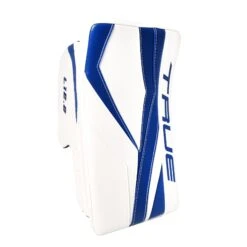 TRUE L12.2 Senior Goalie Blocker - Stock -Hockey Gear Shop true blockers true l12 2 senior goalie blocker stock white royal full right 30129579458626