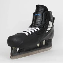 TRUE Senior One Piece Goalie Skates - Pro Stock - Black/Blue Liner - Size 11 -Hockey Gear Shop true goalie skates true senior one piece goalie skates pro stock black blue liner size 11 11 15186402050114