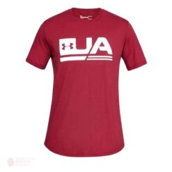 Under Armour Sportstyle Drop Hem Men's Shirt -Hockey Gear Shop under armour shirts under armour sportstyle drop hem men s shirt red s 28744466694210