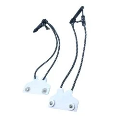 Vaughn Bungee Toe Strap (2 Pack) -Hockey Gear Shop vaughn leg pad straps vaughn bungee toe strap 2 pack white sr 28744337162306