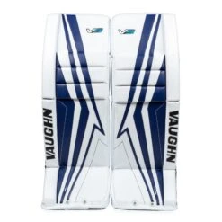 Vaughn Velocity V9 Pro Senior Goalie Leg Pads -Hockey Gear Shop vaughn leg pads vaughn velocity v9 pro senior goalie leg pads white blue 33 2 28744339095618