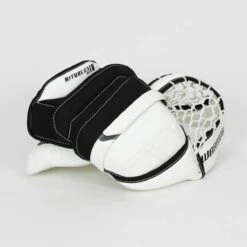 Warrior Ritual G3 Intermediate Goalie Catcher - Demo -Hockey Gear Shop warrior catchers demo warrior ritual g3 intermediate goalie catcher demo white full right 15202530623554