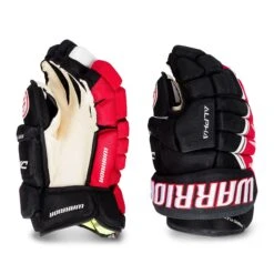 Warrior Alpha DX Pro Senior Hockey Gloves -Hockey Gear Shop warrior gloves warrior alpha dx pro senior hockey gloves black red 13 28743815594050