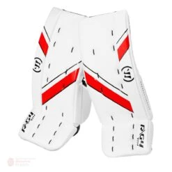 Warrior Ritual G4 Youth Goalie Leg Pads -Hockey Gear Shop warrior leg pads warrior ritual g4 youth goalie leg pads white black red 19 5 28744343224386