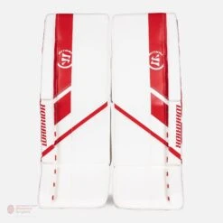 Warrior Ritual G5 Junior Goalie Leg Pads -Hockey Gear Shop warrior leg pads warrior ritual g5 junior goalie leg pads white red 24 1 14836018774082